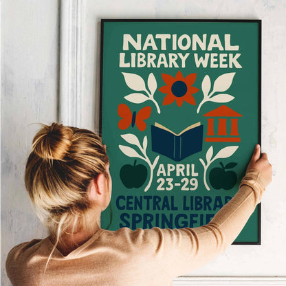 National Library Week Poster Print