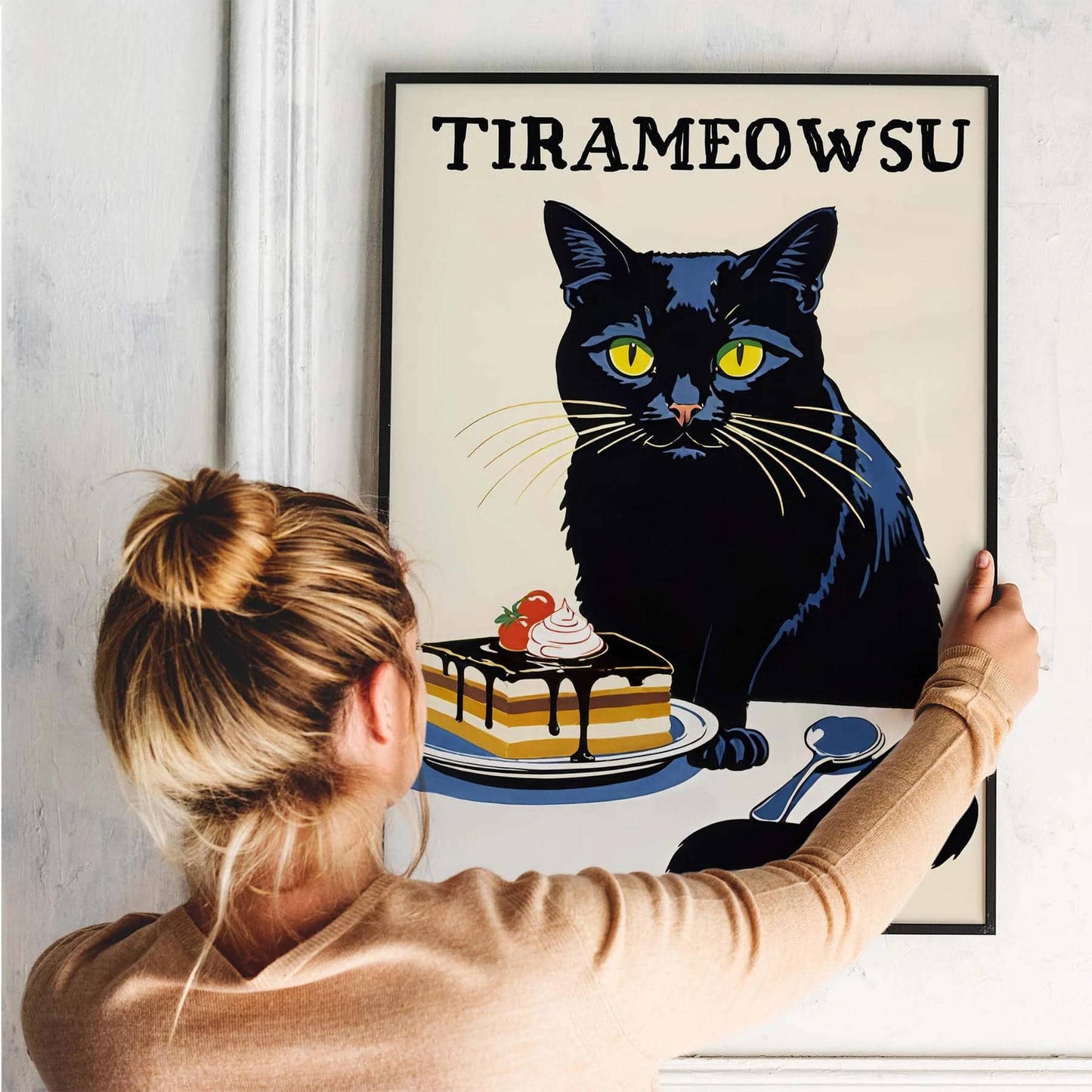 Tirameowsu Dessert Cat