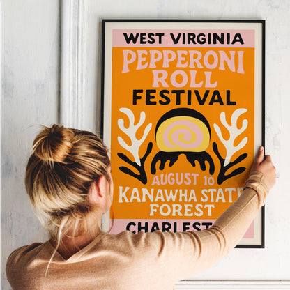 Pepperoni Roll Festival Poster