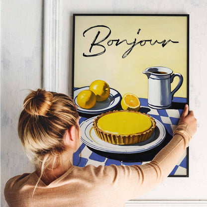 Bonjour Breakfast – Lemon Tart Print