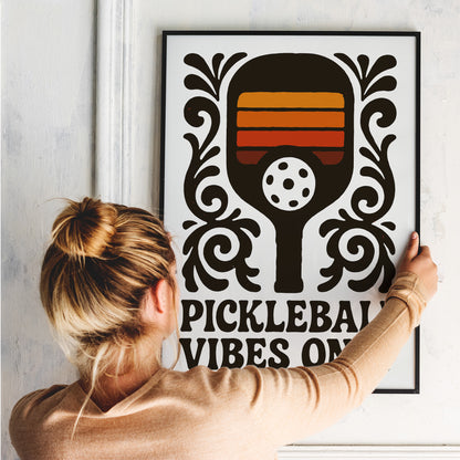 Pickleball Vibes Only Poster