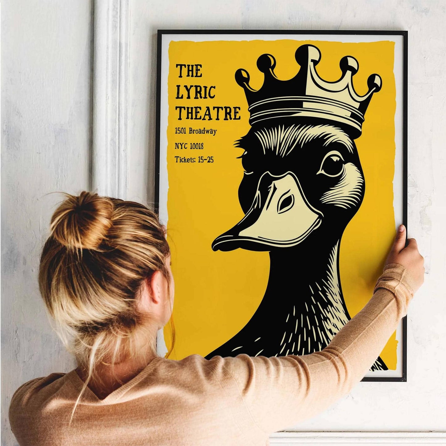 Lyric Theatre NYC Wall Art Print