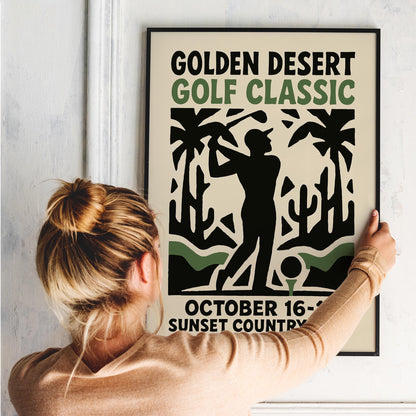 Desert Golf Classic Poster