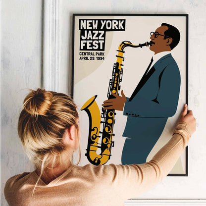 New York Jazz Fest 1994 – Sax Vibes in the Park