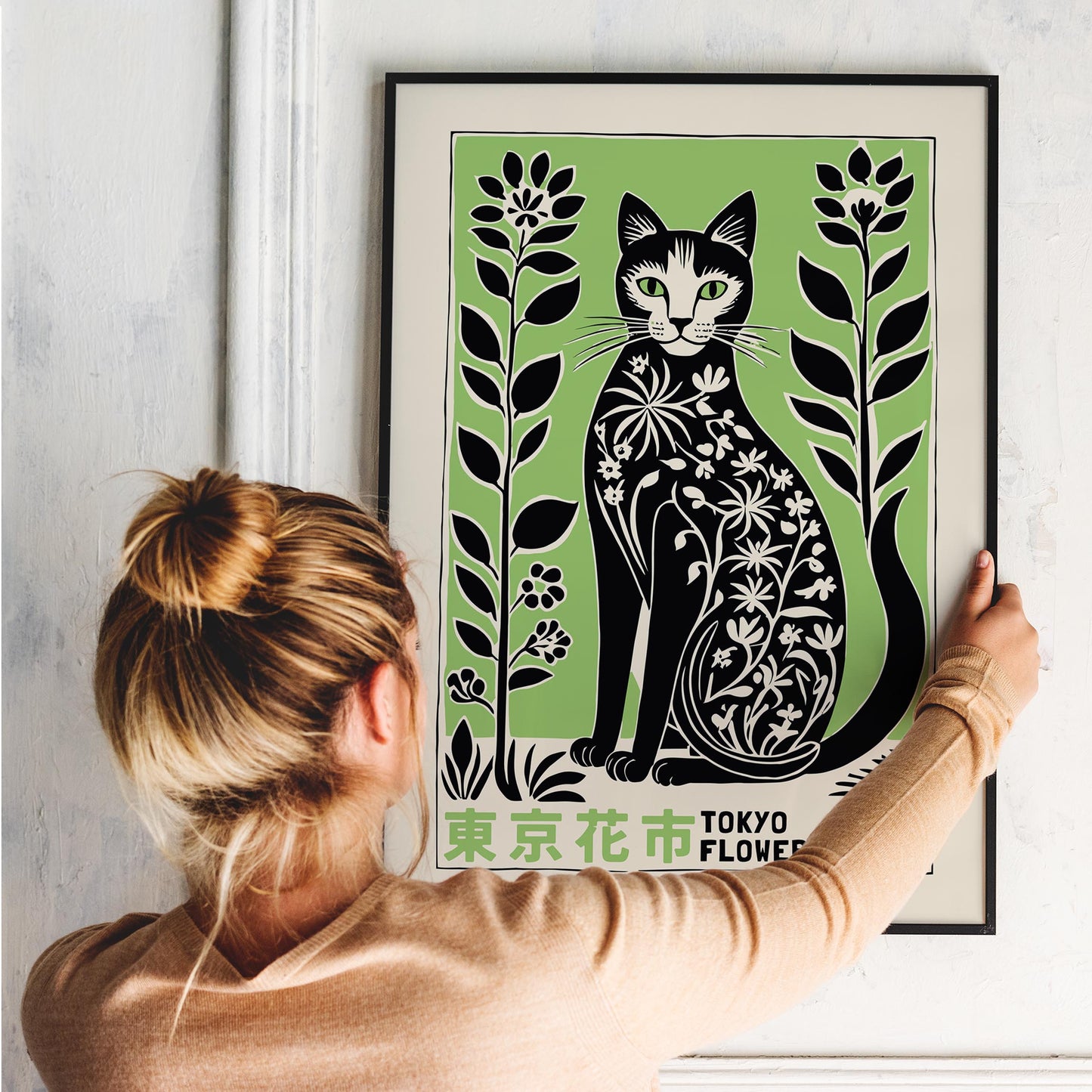 Tokyo Flower Market Poster