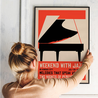 Kansas City Jazz Poster Print