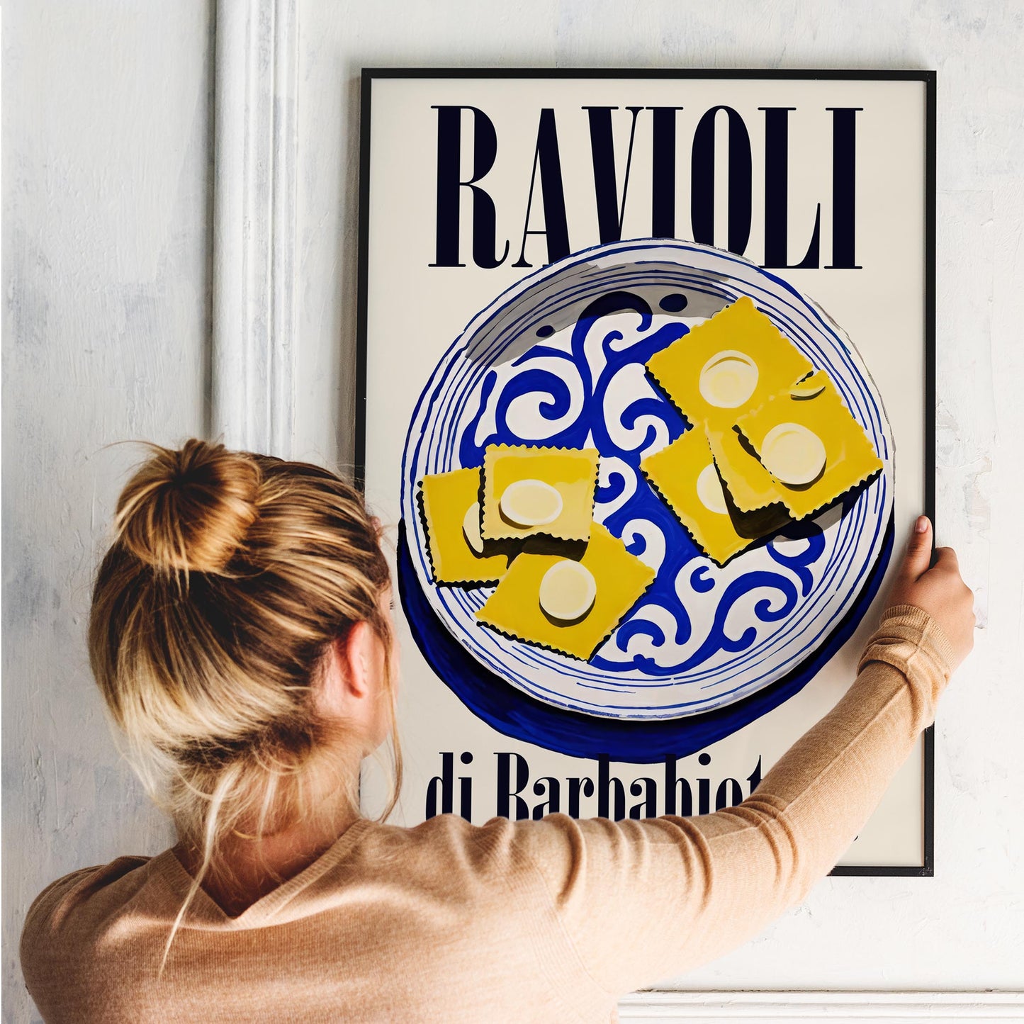 Ravioli Italian Food Poster