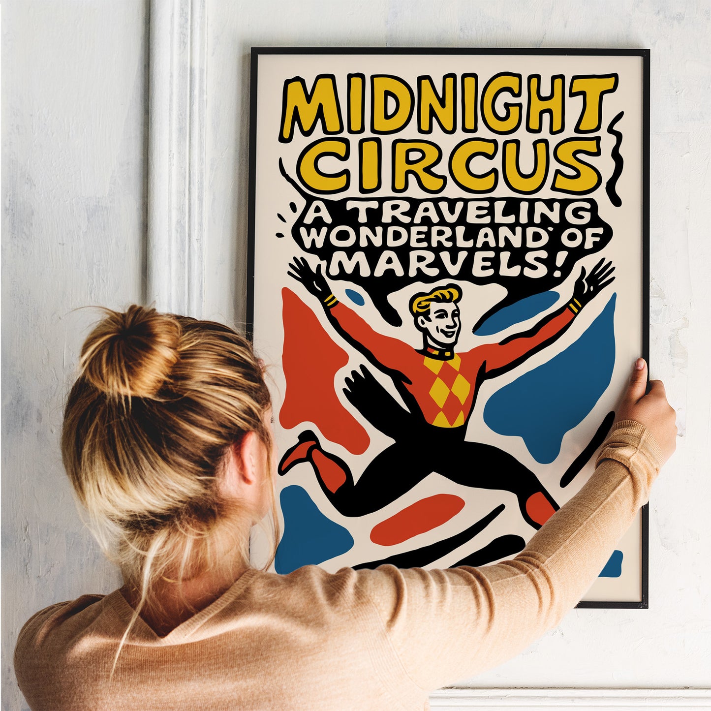 Midnight Circus Traveling Wonderland Poster