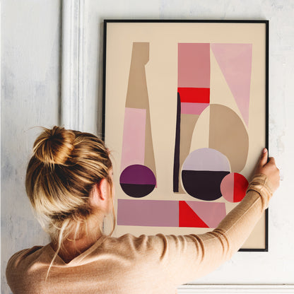 Abstract Still Life Shapes Wall Art