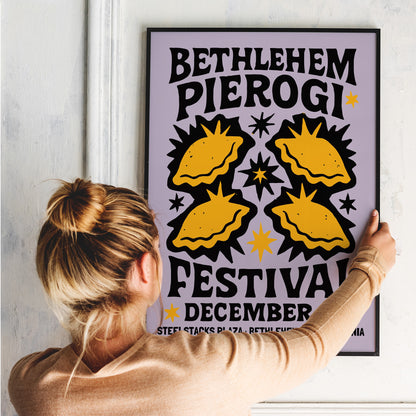 Bethlehem Pierogi Festival Poster