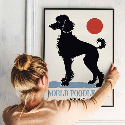 World Poodle Day Minimalist Poster