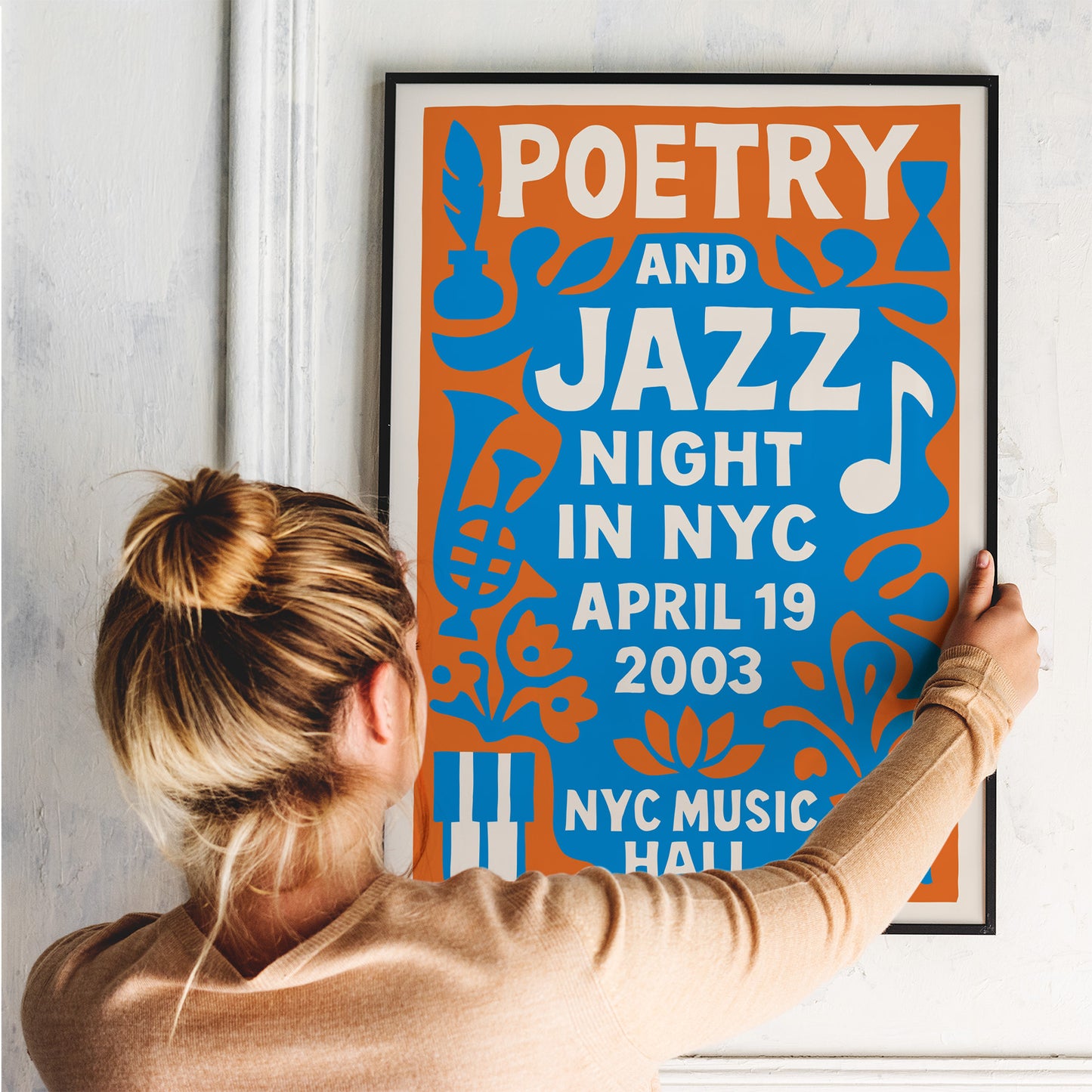 Poetry and Jazz Night NYC Poster
