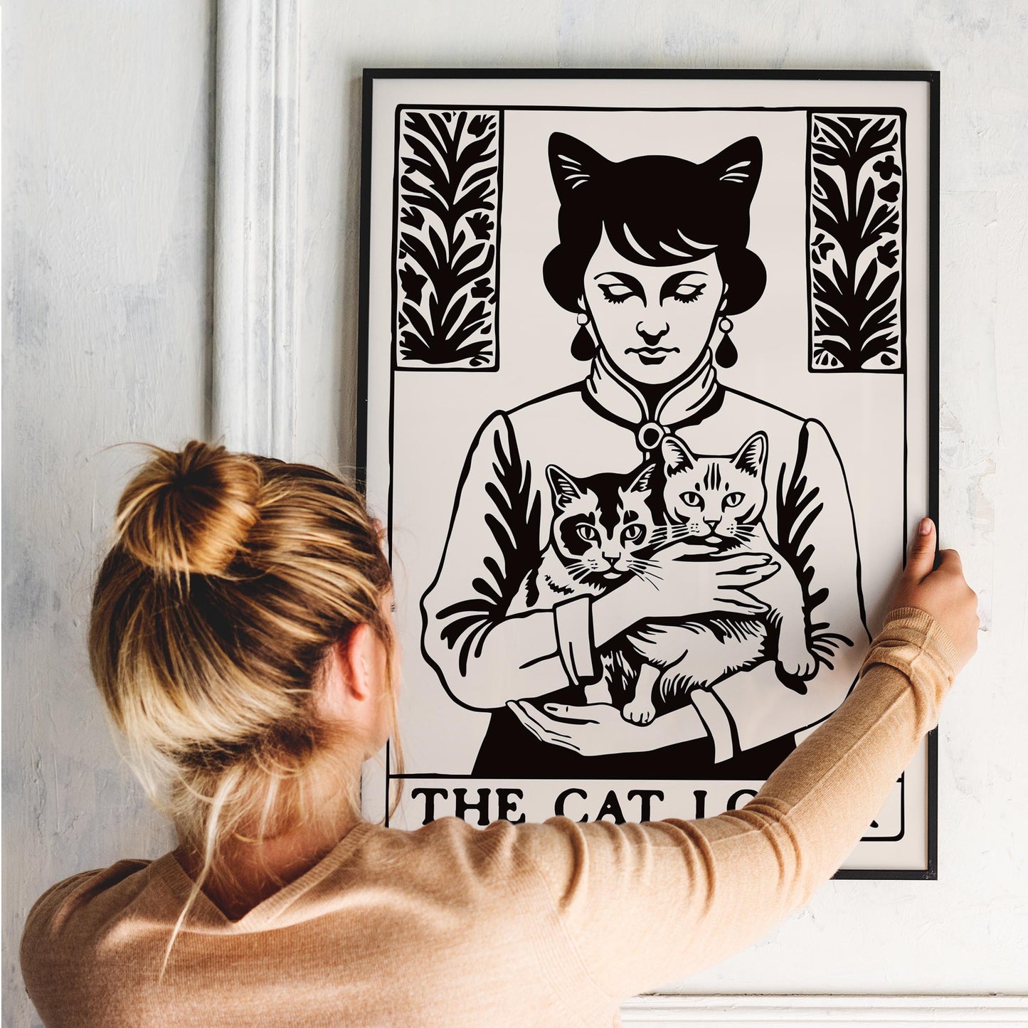 Cat Lover Vintage Print