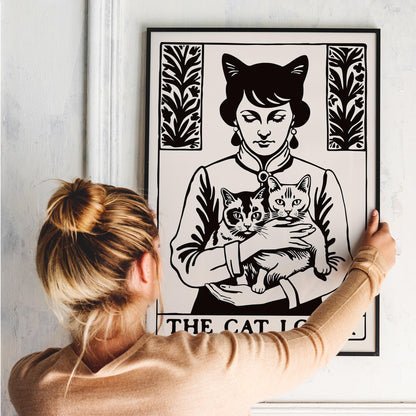 Cat Lover Vintage Print