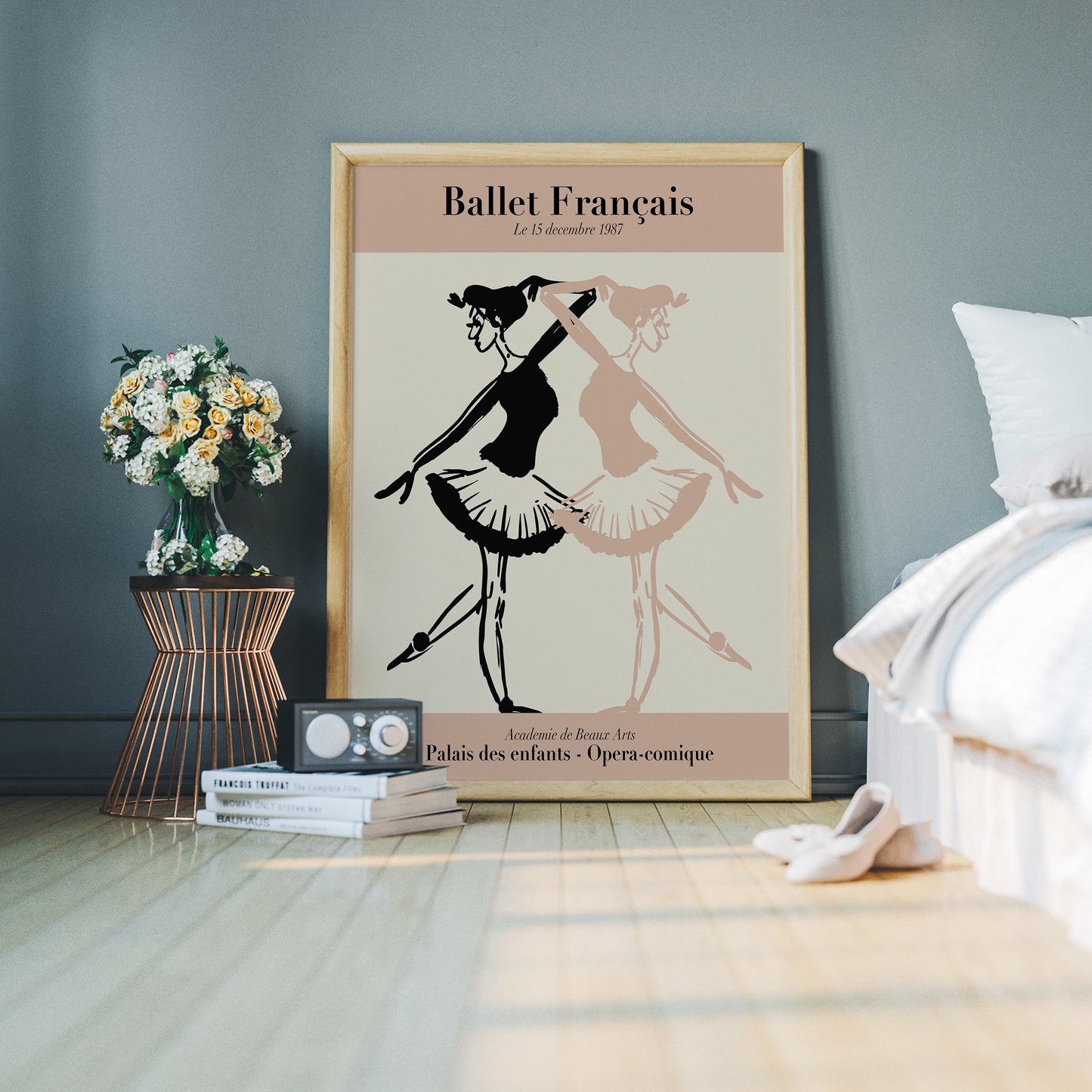 French Ballerinas Wall Art Print