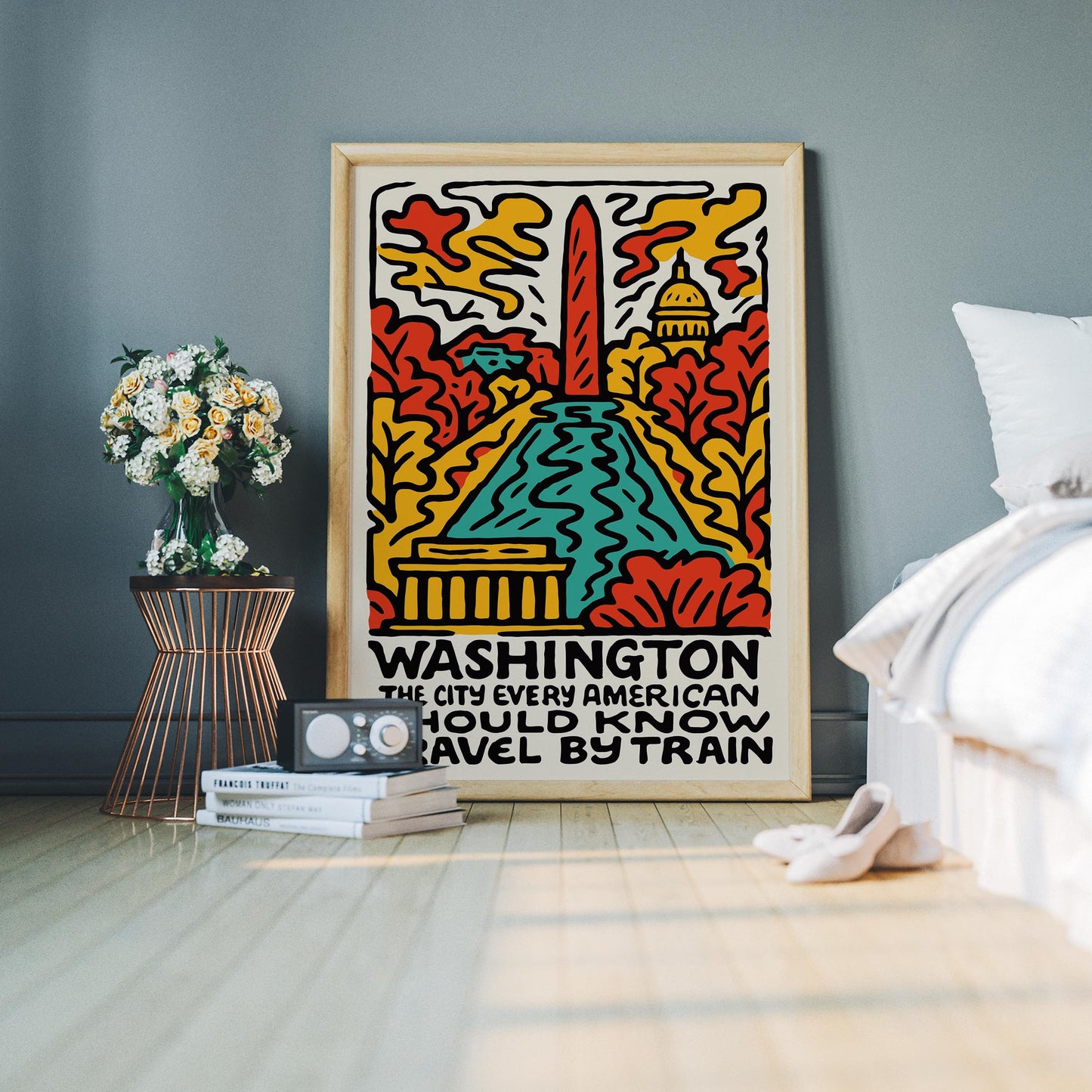 Washington Travel Poster Print