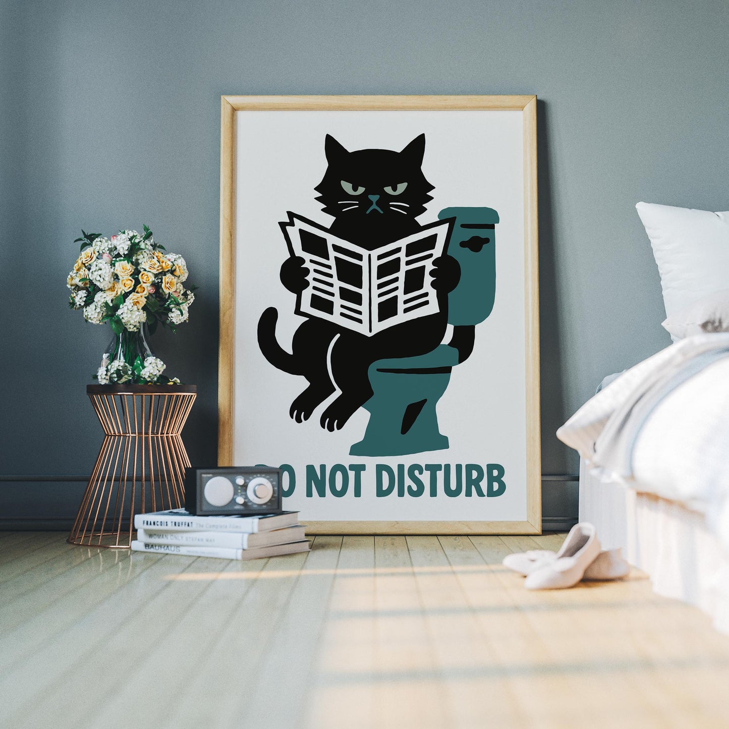 Do Not Disturb Cat Poster