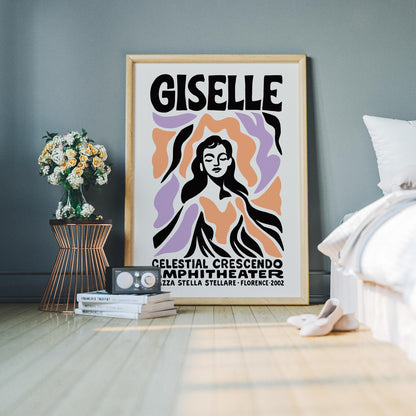 Giselle Retro Theater Poster