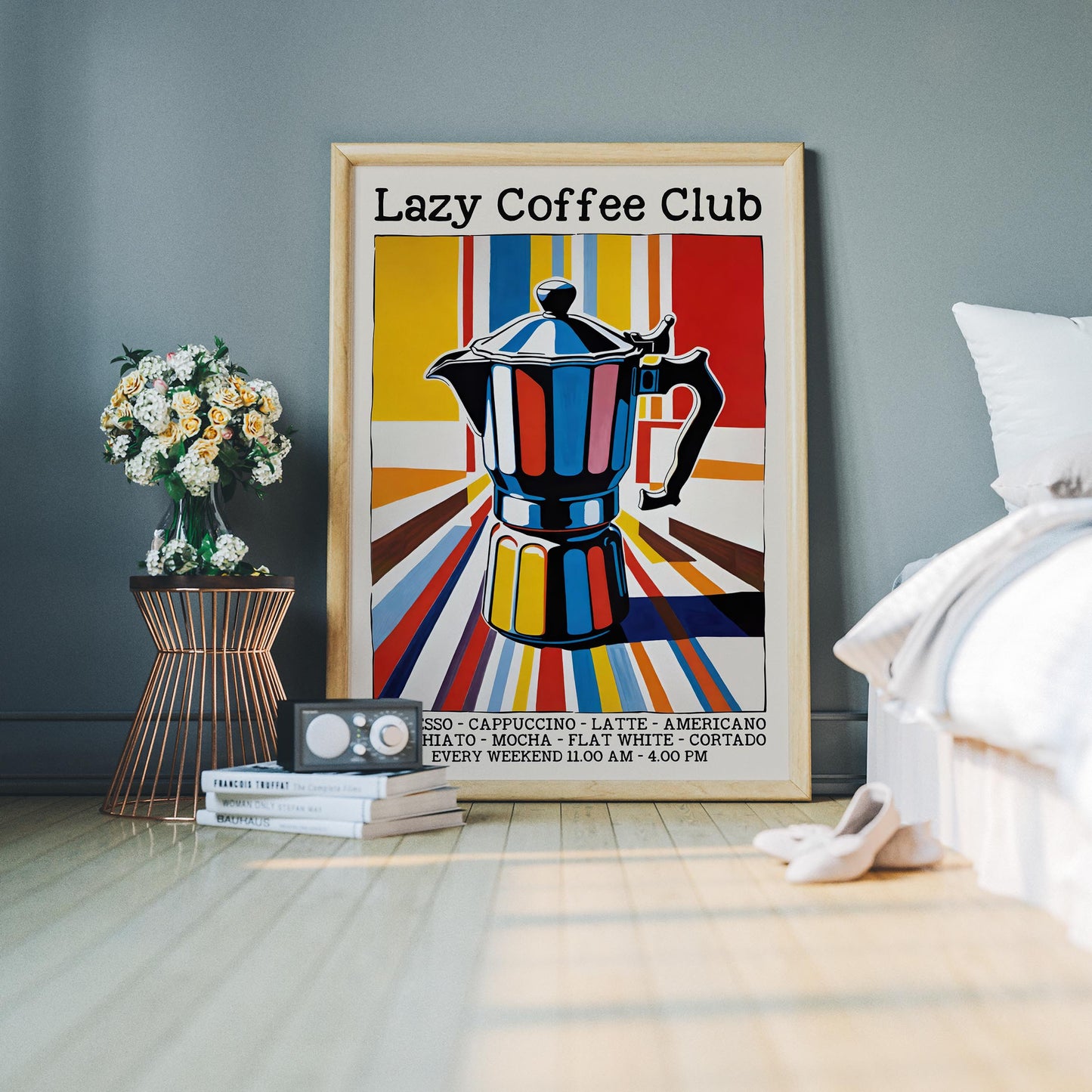 Lazy Coffee Club Poster