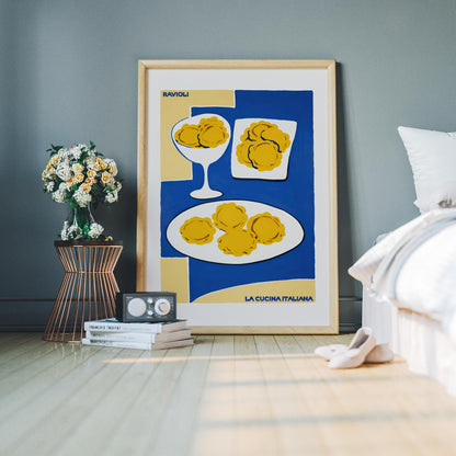 Ravioli Pasta Italian Food Print
