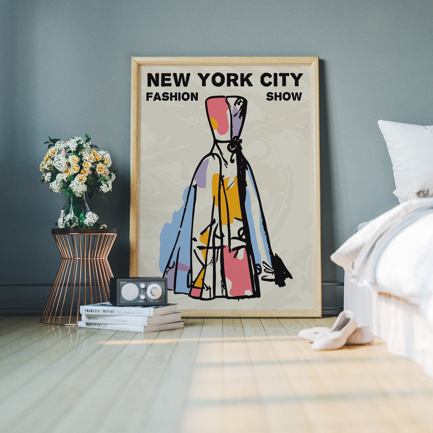 NYC Fashion Dress Poster