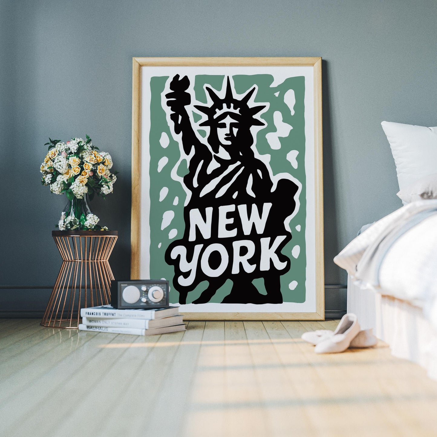 New York Statue Print