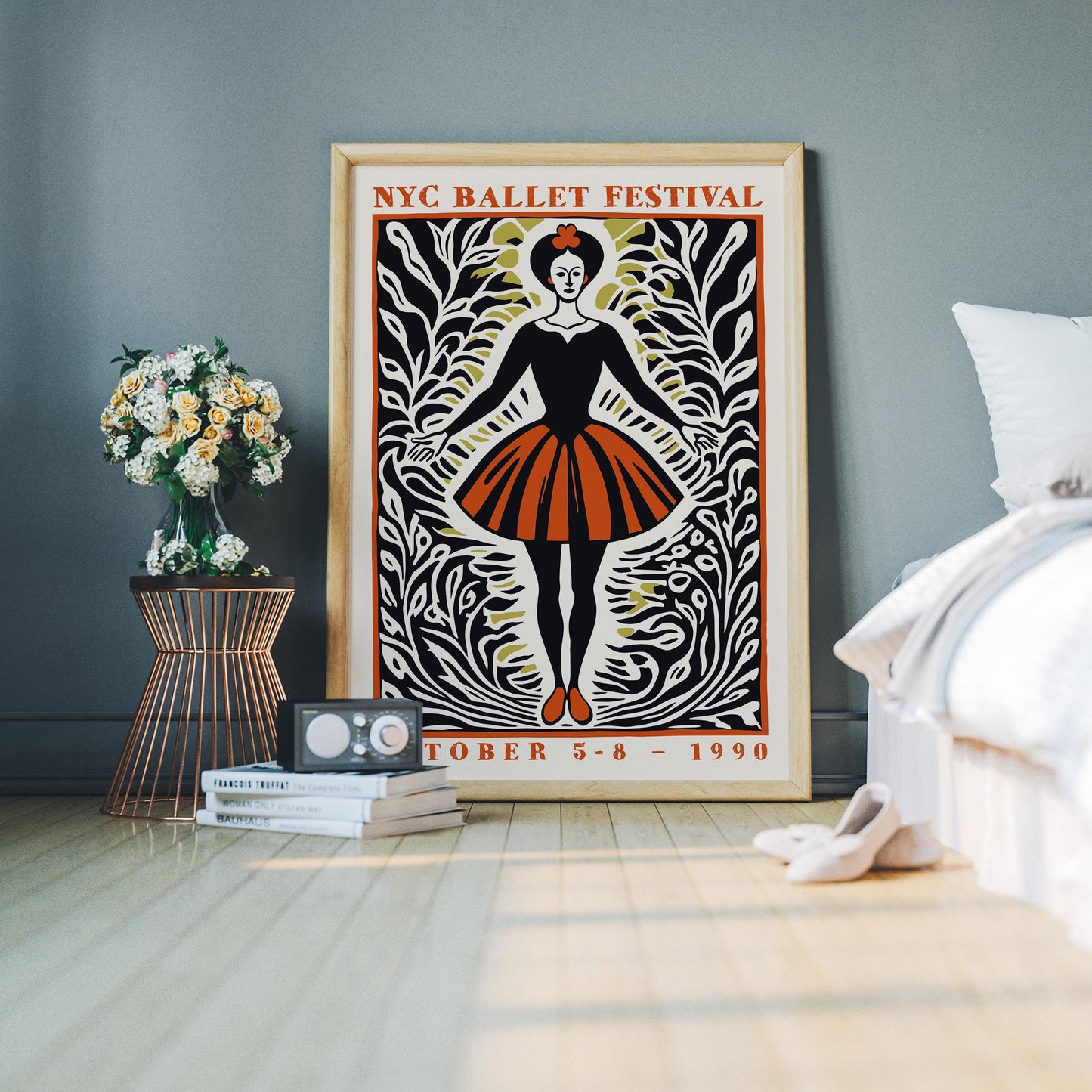 NYC Ballet Festival 1990 Poster Print