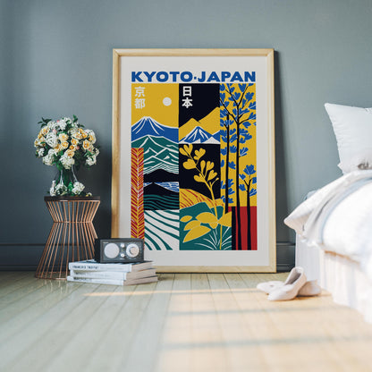 Kyoto Japan Travel Art Print Poster