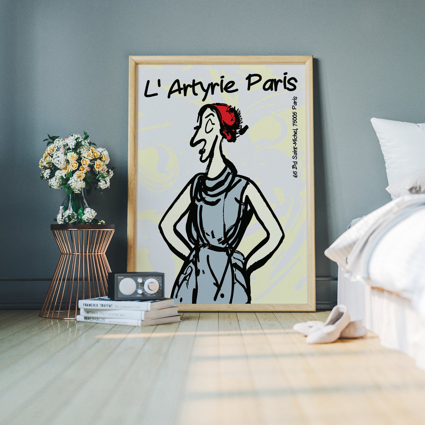 Paris Fashion Vintage Poster