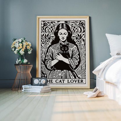 Cat Lover Art Print