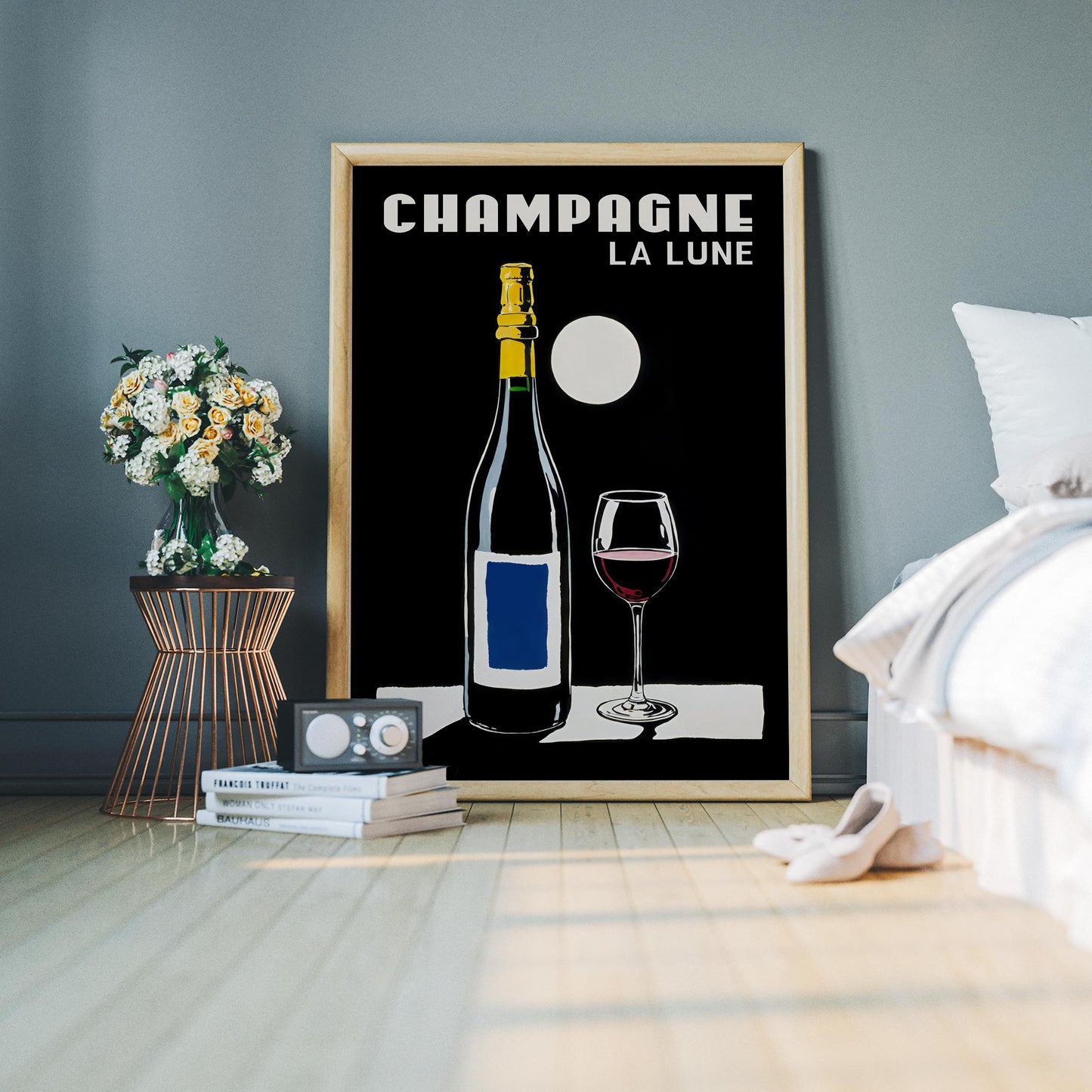 La LuneChampagne Poster Print