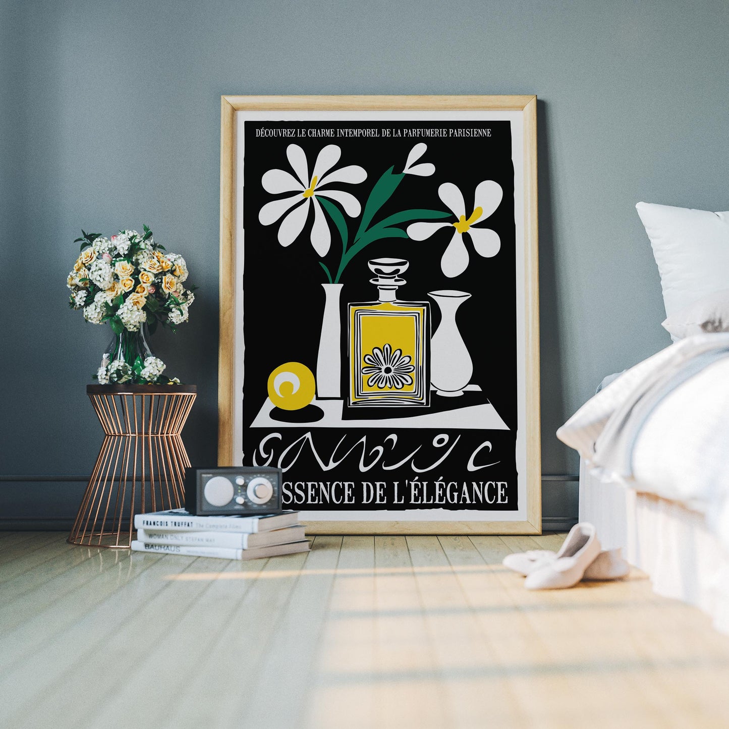 Floral Parisian Fragrance Wall Art