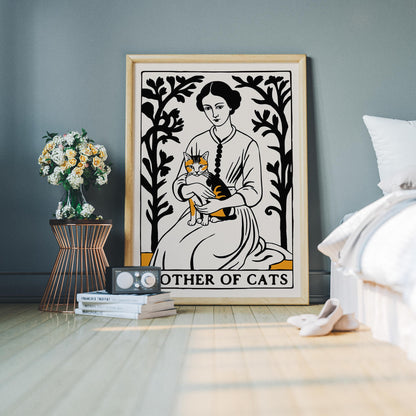 Mother of Cats Illustration Art Print