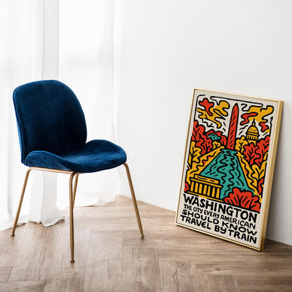 Washington Travel Poster Print