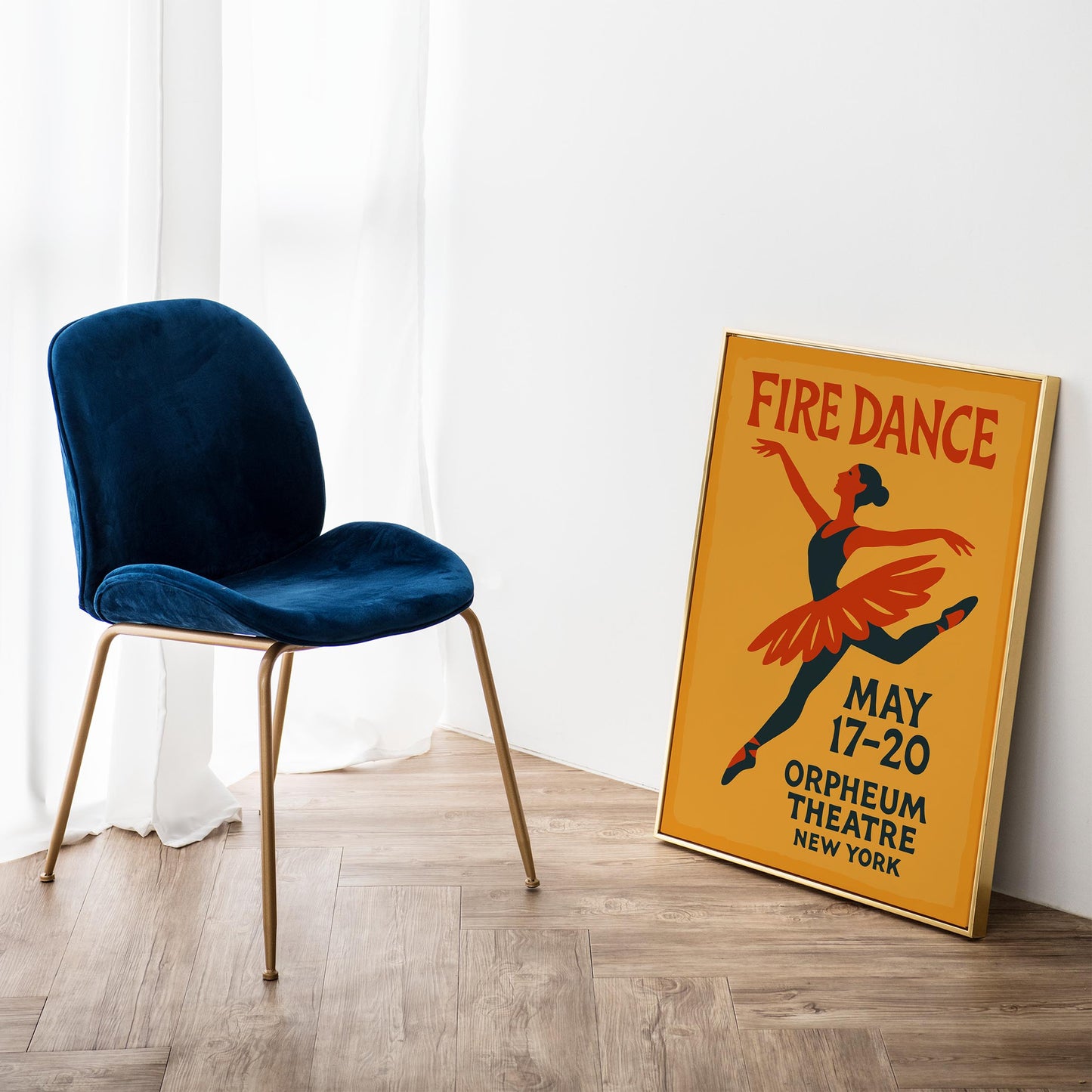 Fire Dance Poster Print