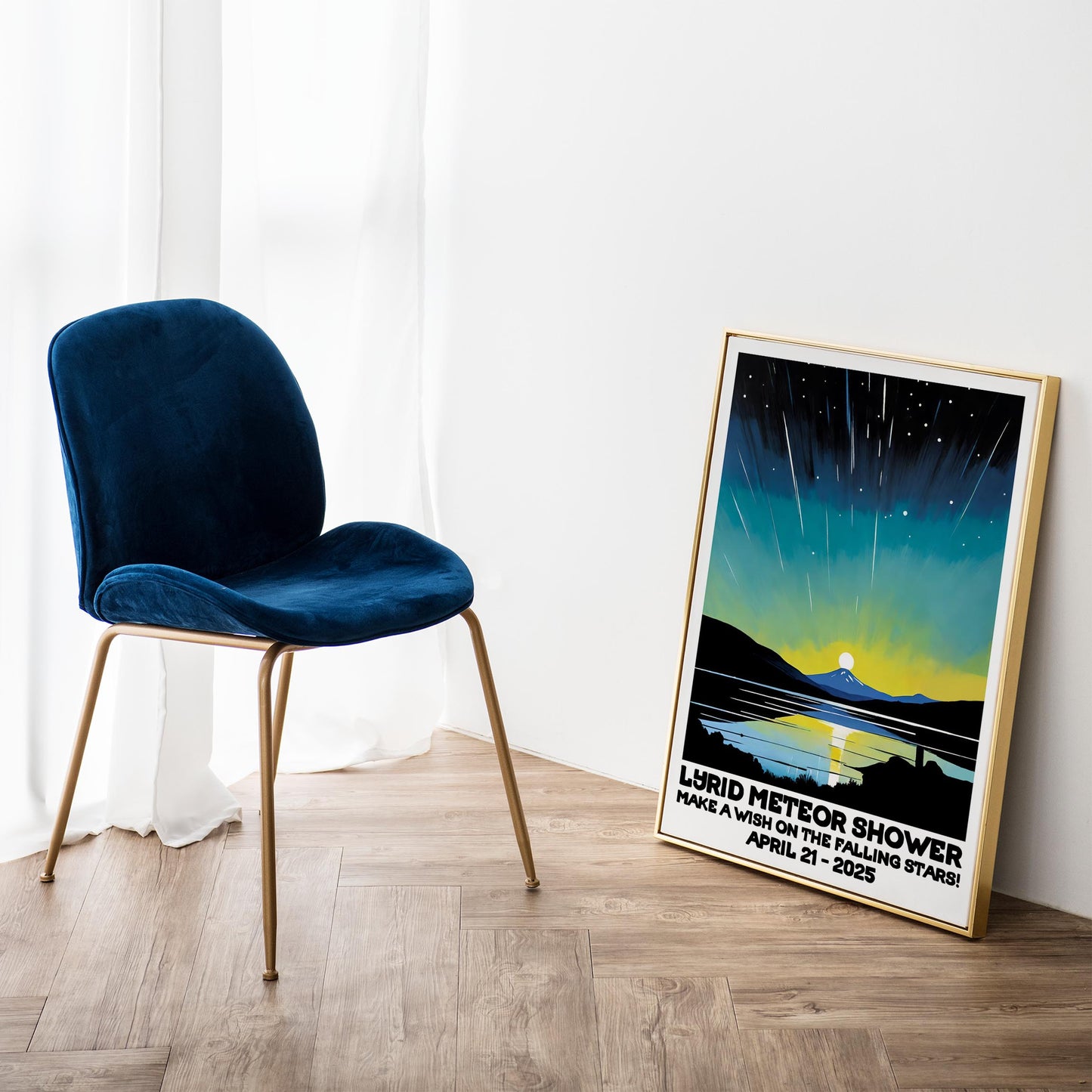 Meteor Shower Night Print
