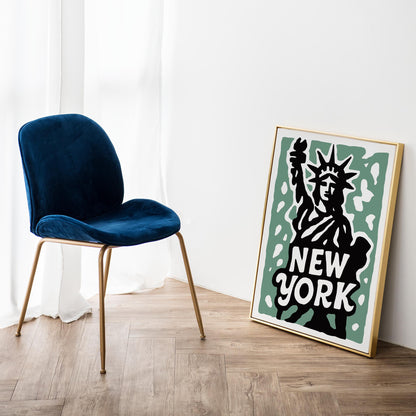 New York Statue Print