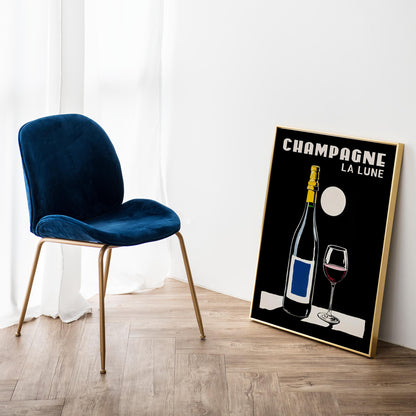 La LuneChampagne Poster Print
