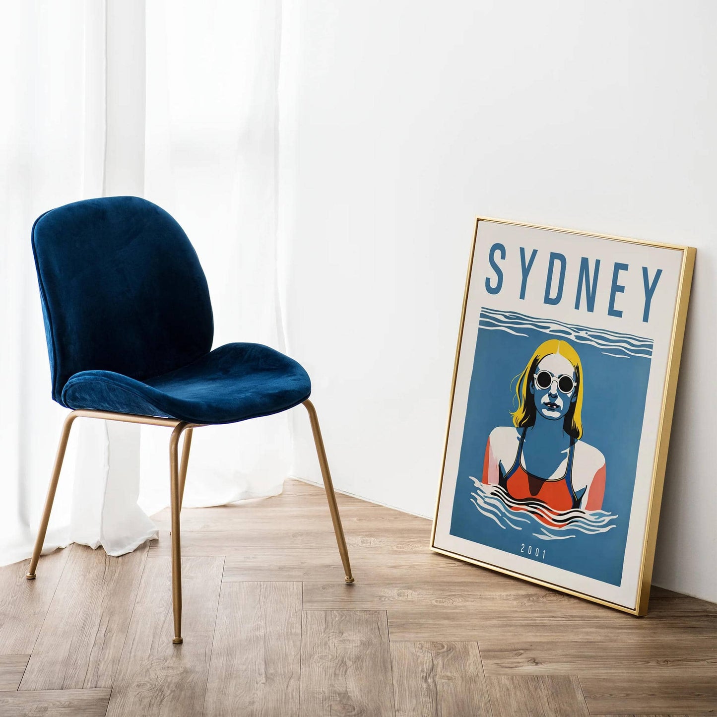 Sydney 2001 Retro Australia Poster