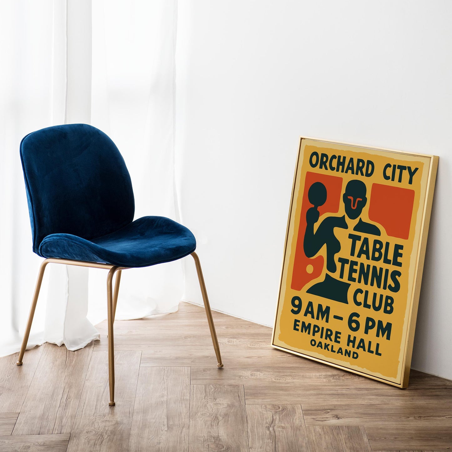 Orchard Table Tennis Poster