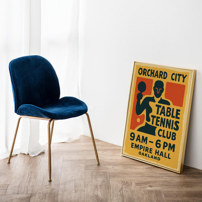 Orchard Table Tennis Poster