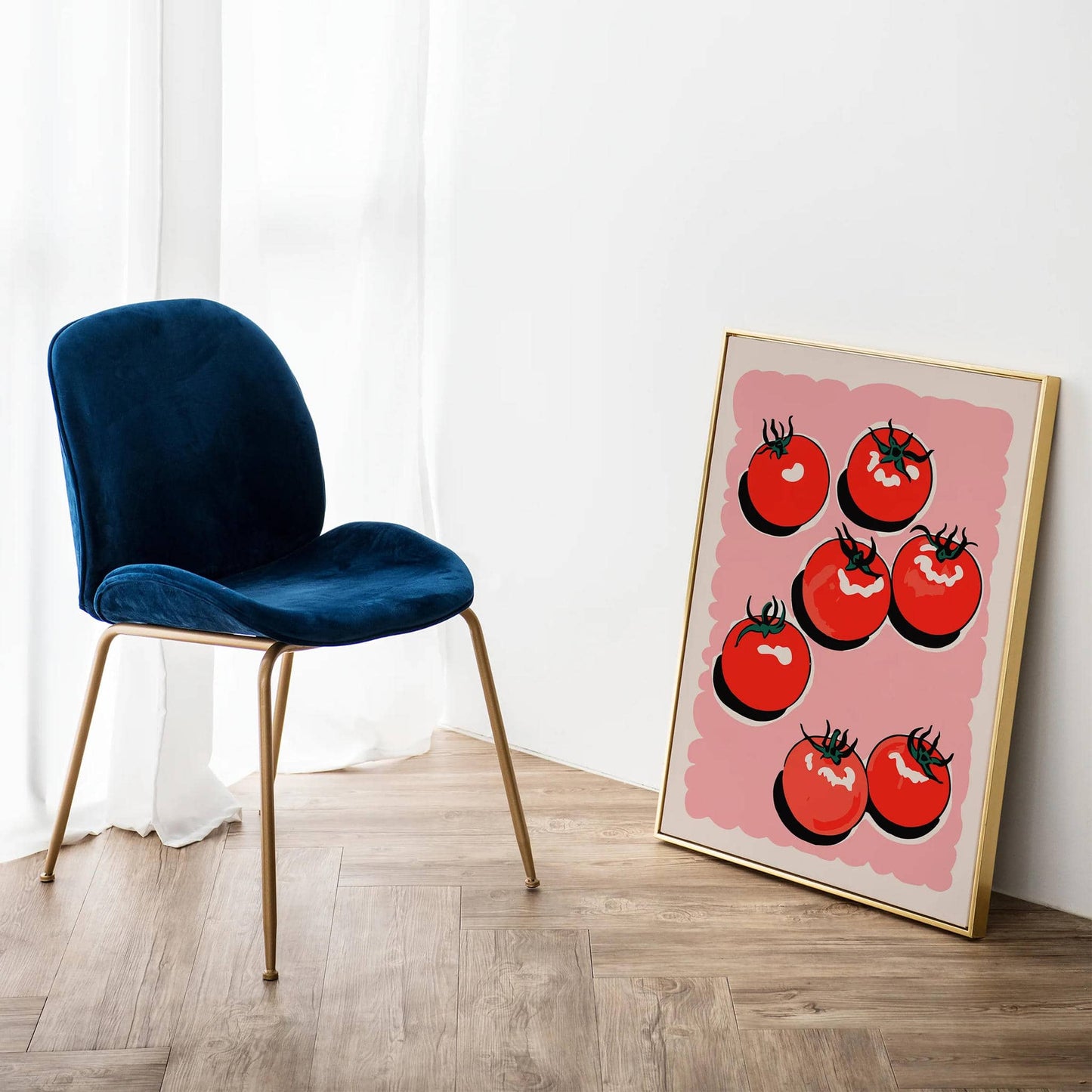 Artsy Tomatoes Wall Art Print