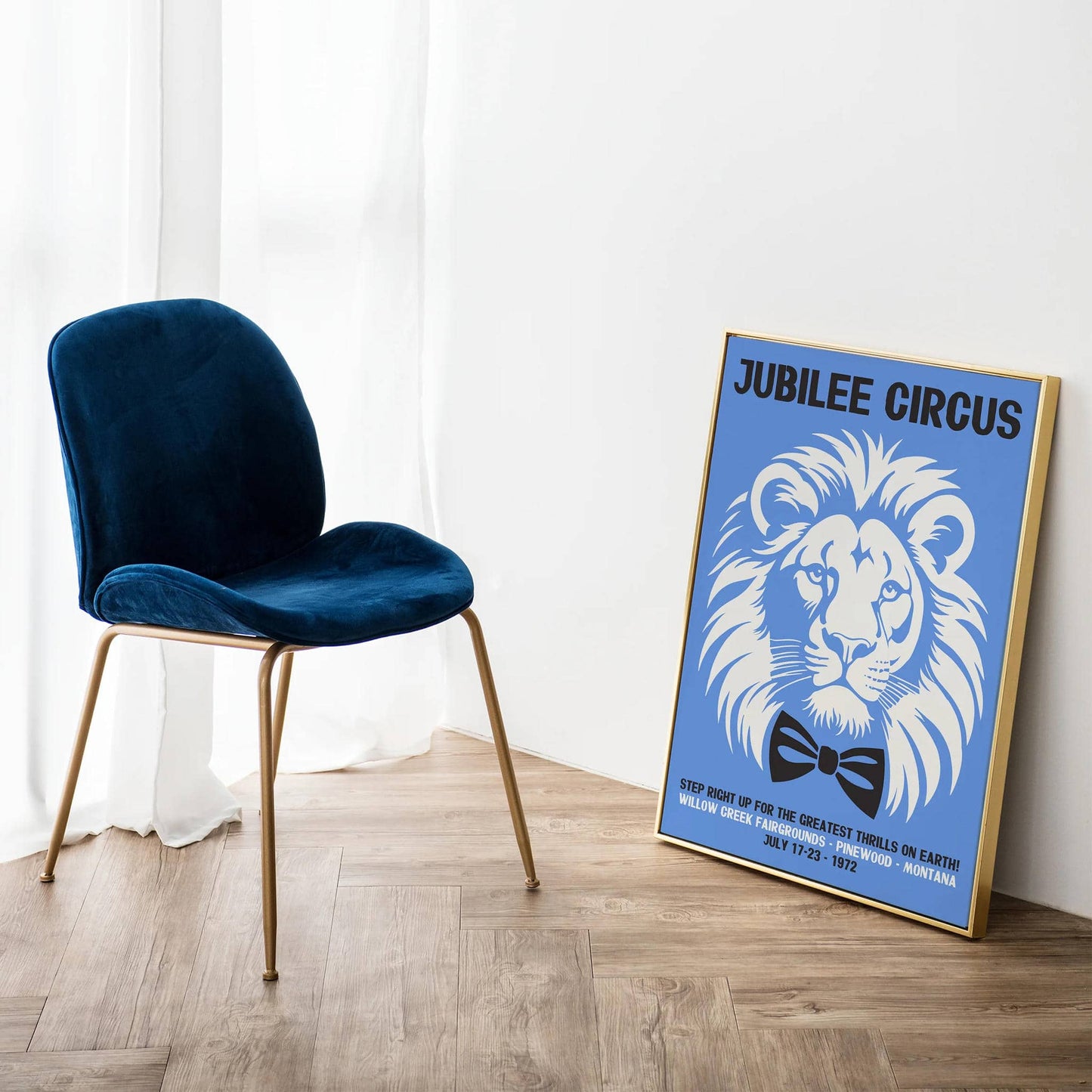 Jubilee Circus Retro 1972 Poster - HypeSheriff