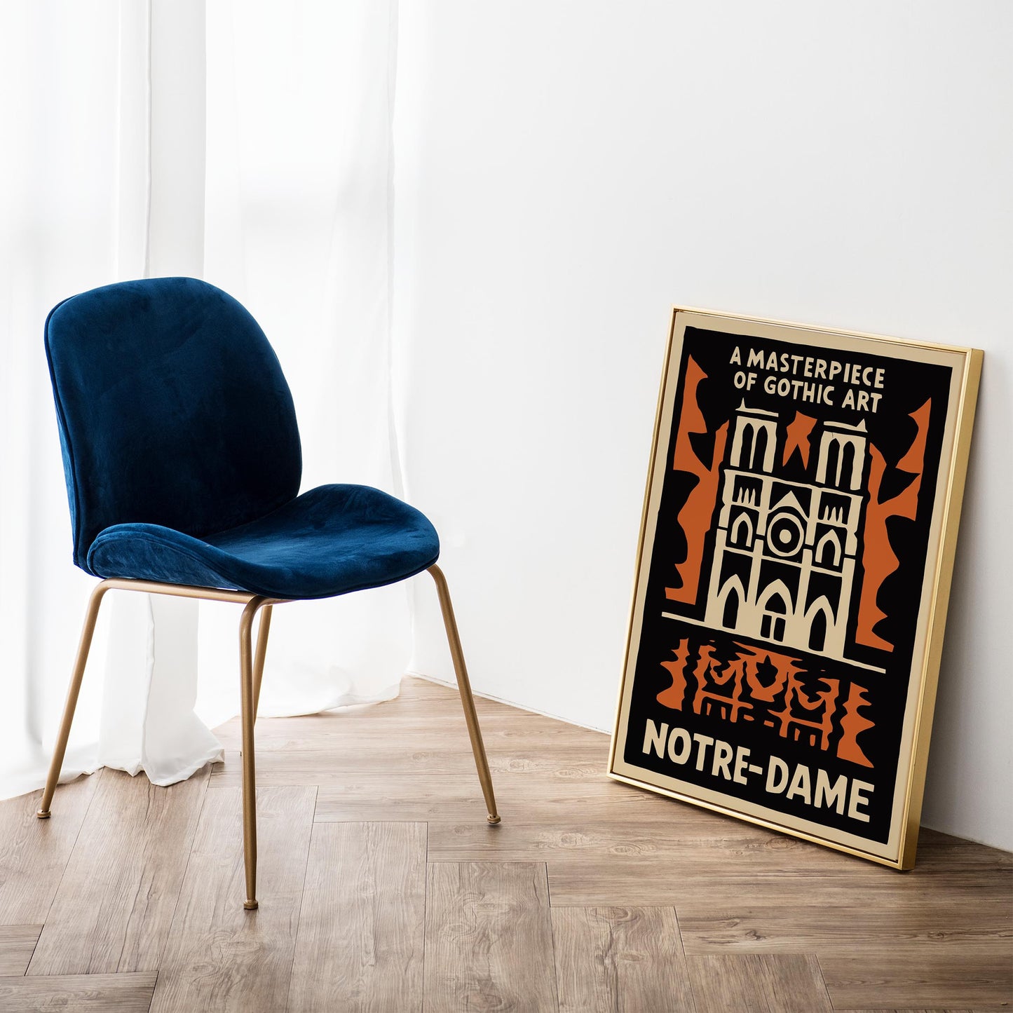 Notre Dame Gothic Art Print