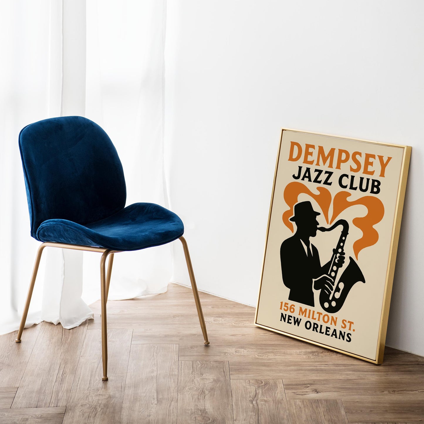 New Orleans Jazz Poster - Vintage Music Wall Art