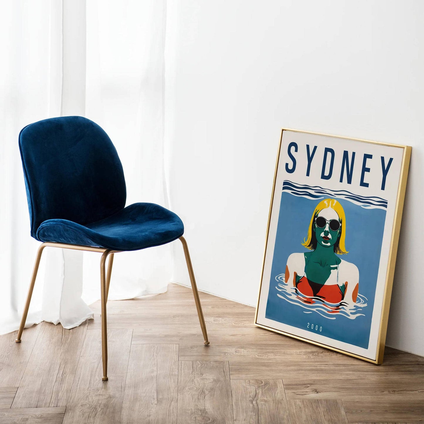 Sydney 2000 Retro Summer Poster