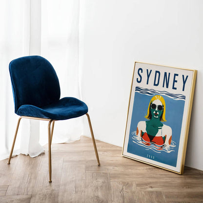 Sydney 2000 Retro Summer Poster