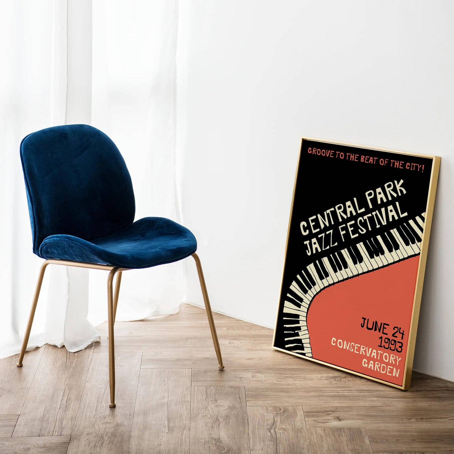 Central Park Jazz Festival 1993 Poster