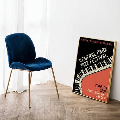 Central Park Jazz Festival 1993 Poster