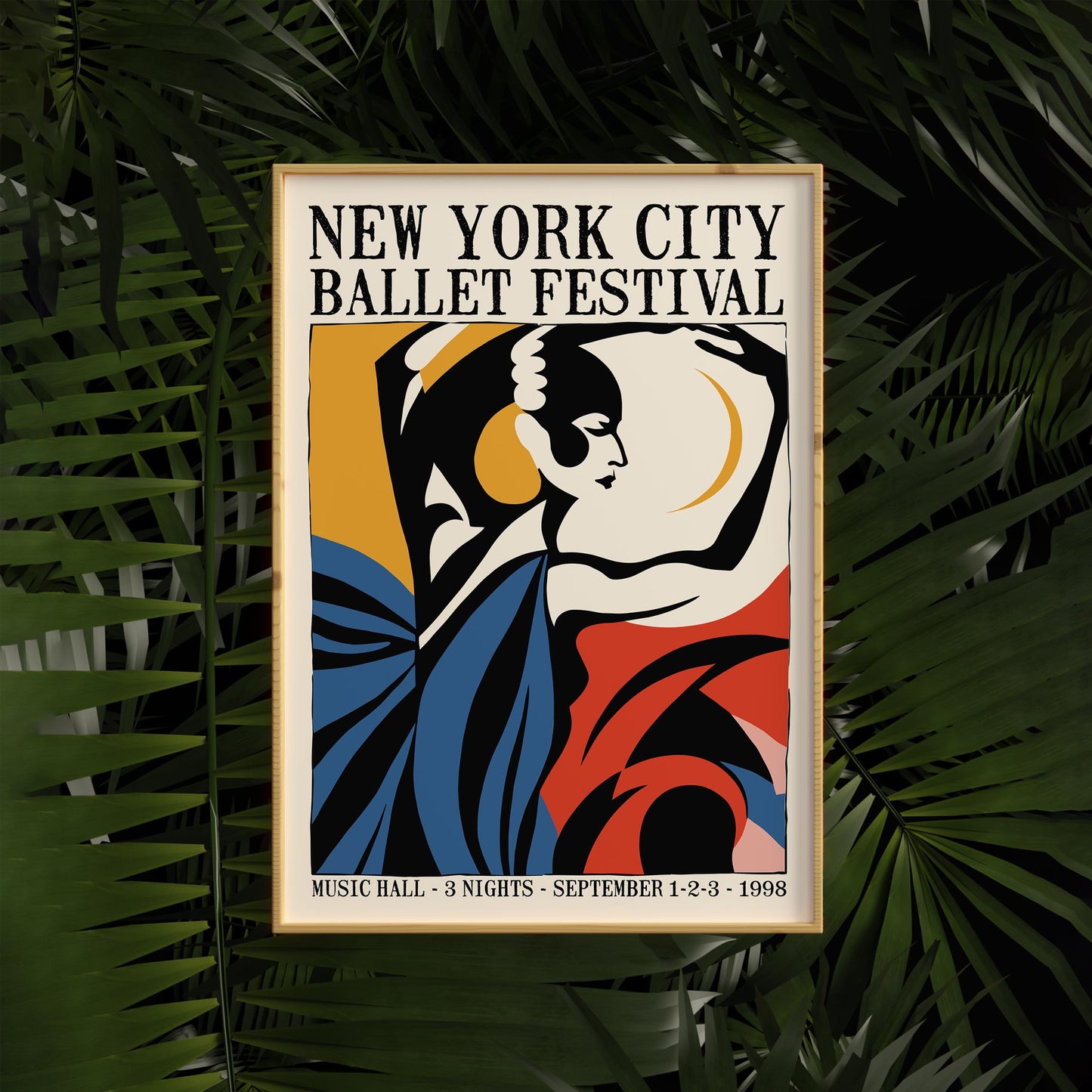 NYC Ballet Festival Poster Print